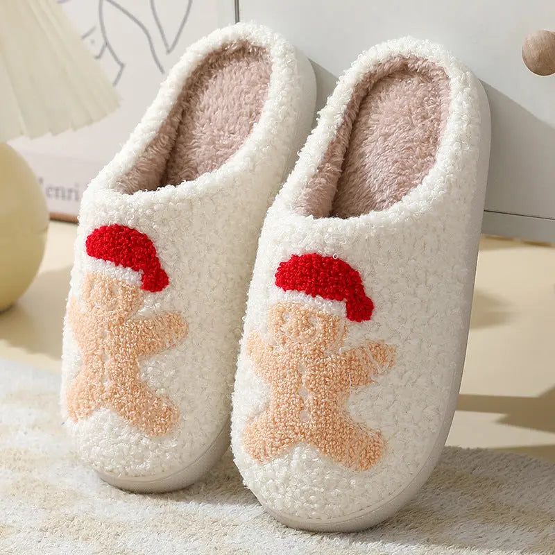 Christmas Home Slippers pontouf TOP FASHION