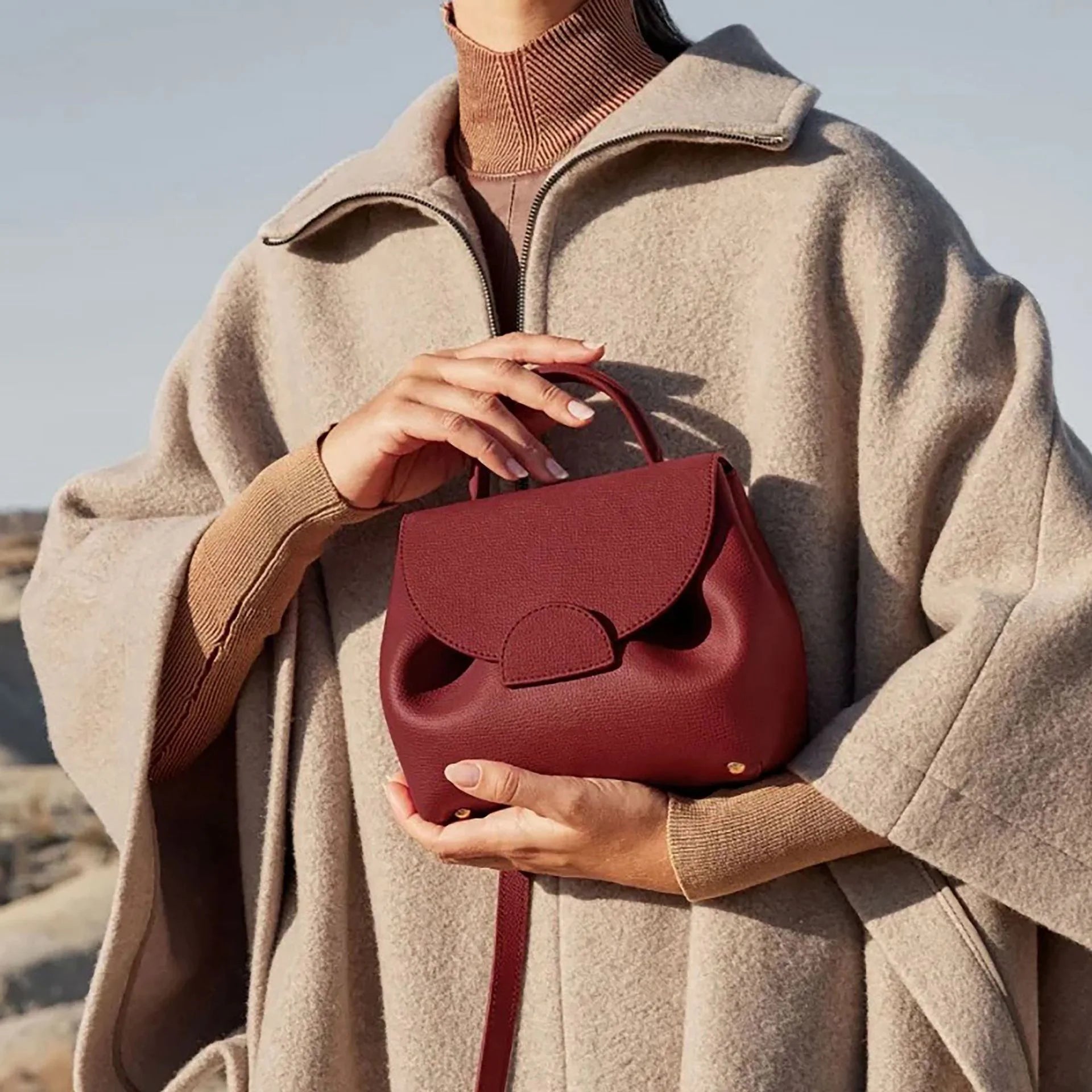 Light luxury internet celebrity influencer's bestseller women's handbag/shoulder crossbody bag MIMI TOP FASHION