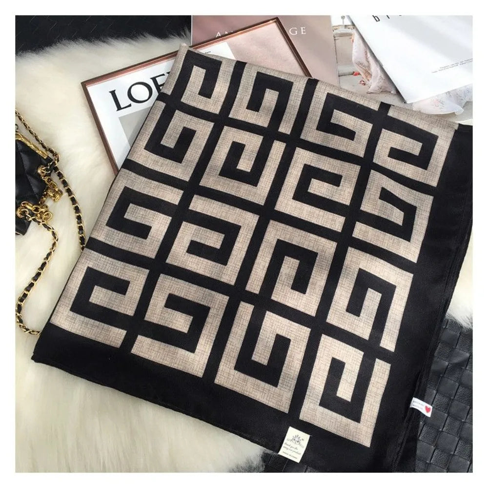 Écharpe à carreaux pour femmes MIMI TOP FASHION