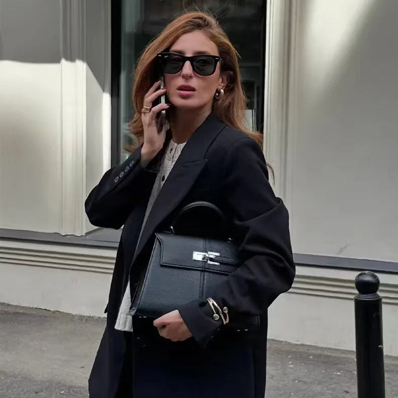 JWPEI Elise designer's stylish new handbag, crossbody for ladies with a high-end feel, large size Kelly MIMI TOP FASHION