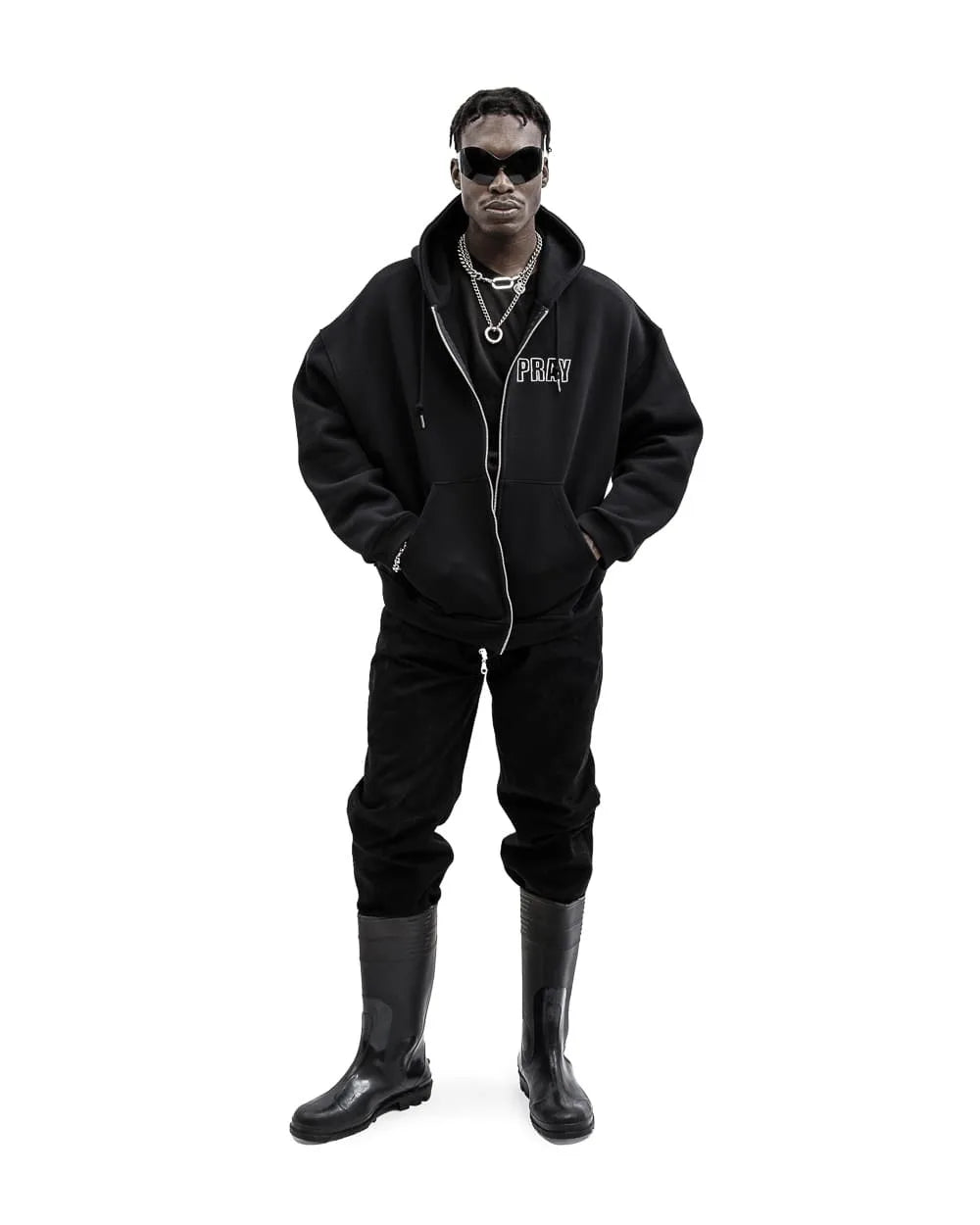 Sweat à capuche zippé unisexe hip-hop MIMI TOP FASHION