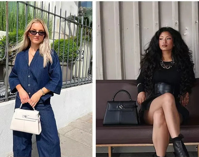 JWPEI Elise designer's stylish new handbag, crossbody for ladies with a high-end feel, large size Kelly MIMI TOP FASHION