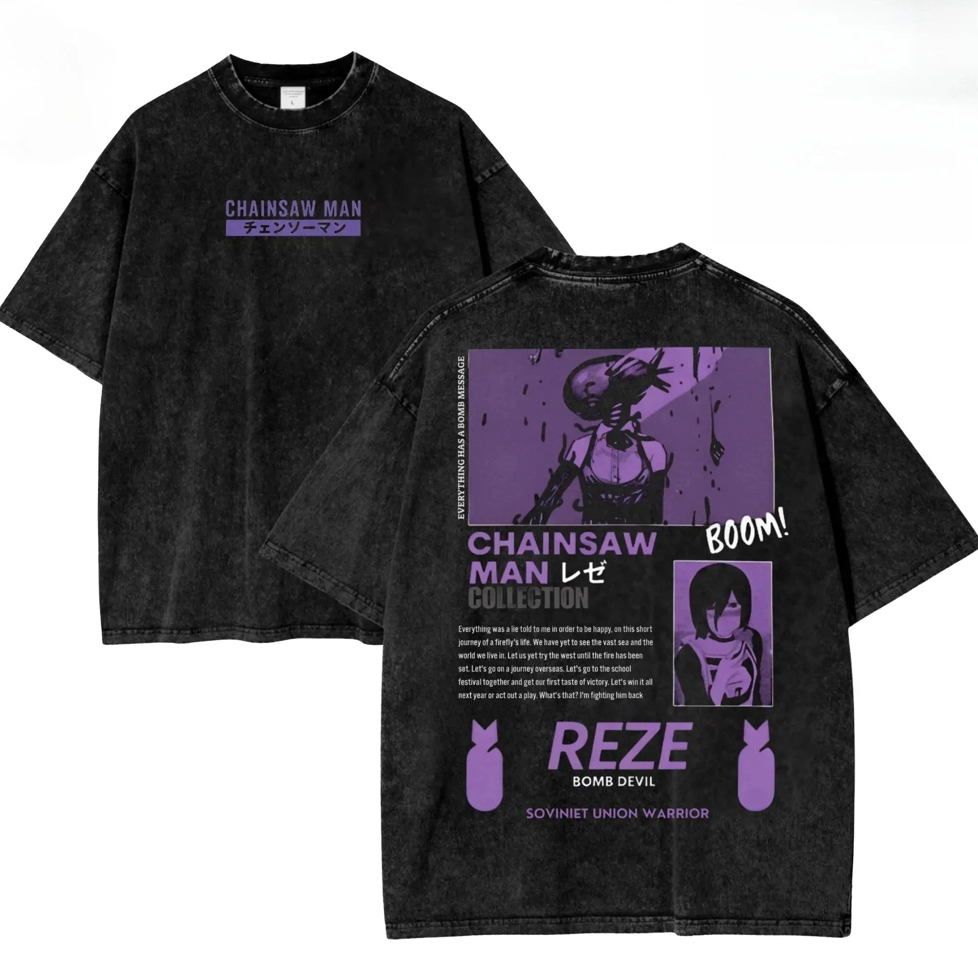 Japan Classic Anime Chainsaw Man Fan T-Shirts Men Women Printed Cloth AliExpress