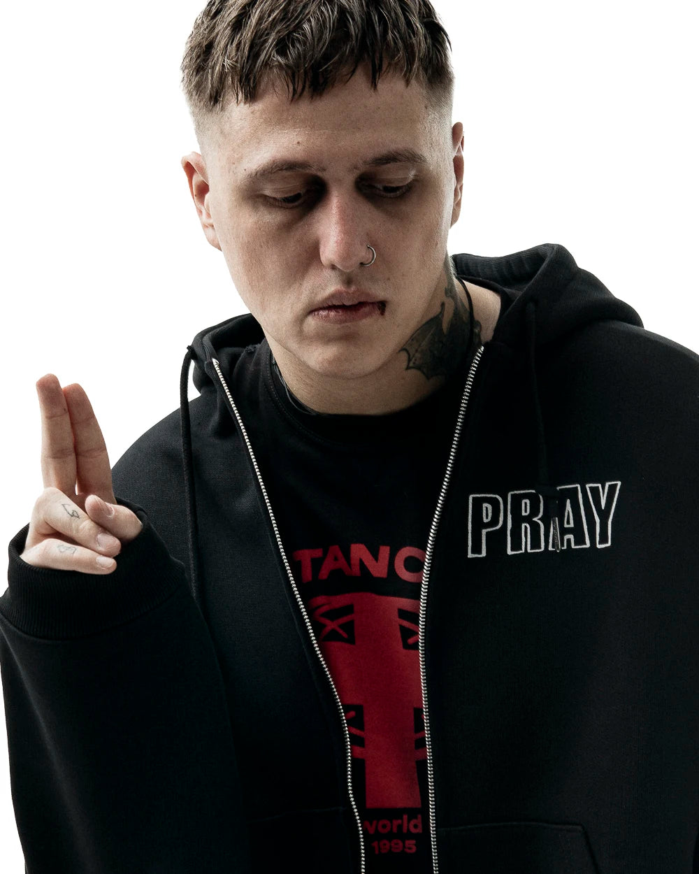 Sweat à capuche zippé unisexe hip-hop MIMI TOP FASHION