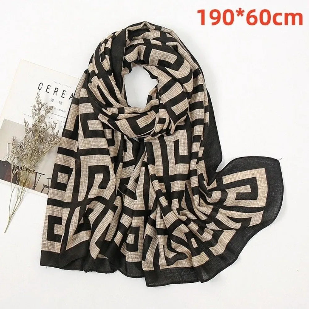 Écharpe à carreaux pour femmes MIMI TOP FASHION