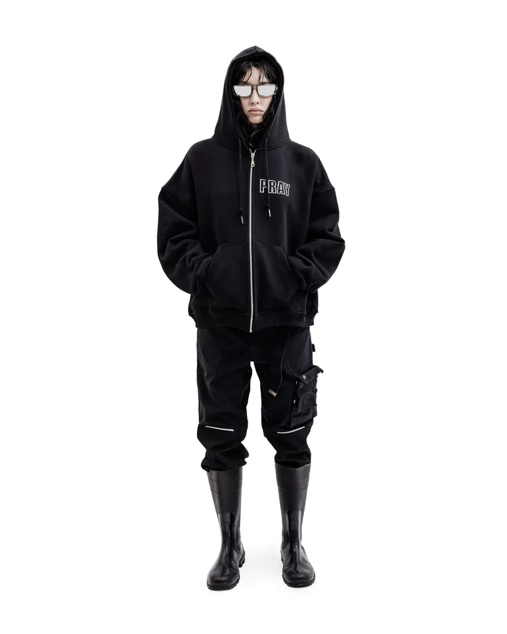 Sweat à capuche zippé unisexe hip-hop MIMI TOP FASHION