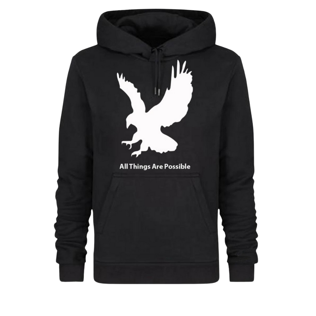 Black Eagle Hoody White Vanilla