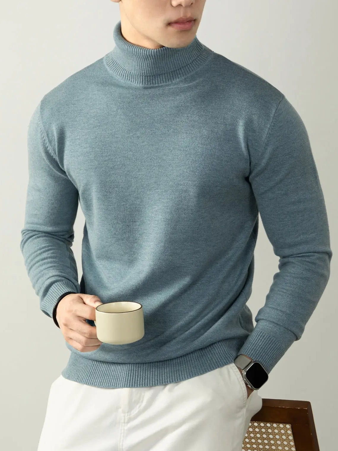 Pull col roulé TOP FASHION