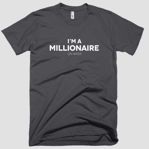 I m a millionaire on paper T-shirt Scorpius