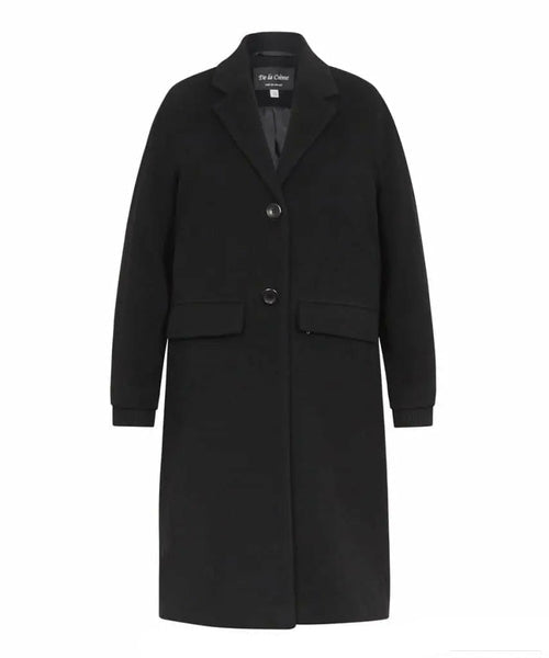 (PRE-ORDER) Womens Wool Blend Winter Warm Knee Length Coat Rose Eleusis